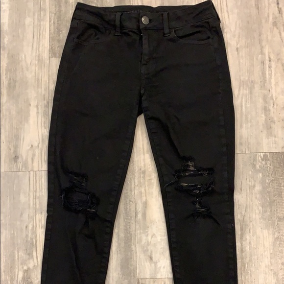 American eagle black jeans! (Worn once) - Picture 1 of 1